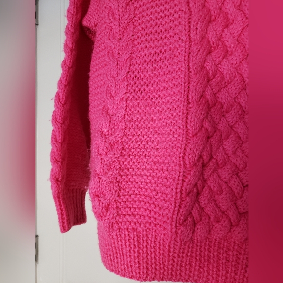Mistral 100% wool sweater in pink size S - Picture 7 of 15
